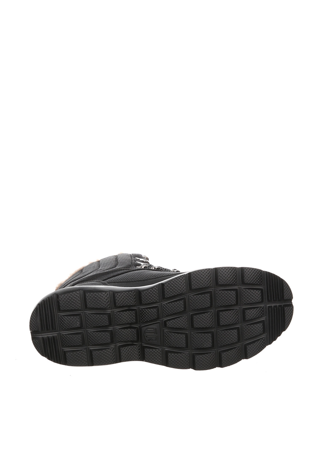Черные дутики Tesoro со шнурками