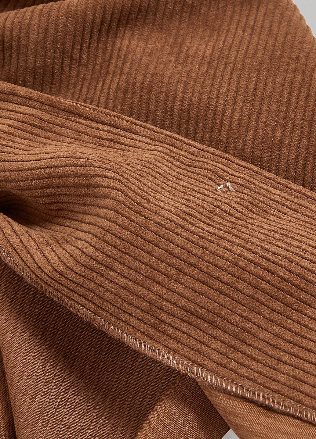 Коричневое Кэжуал полупальто SHEIN однотонное