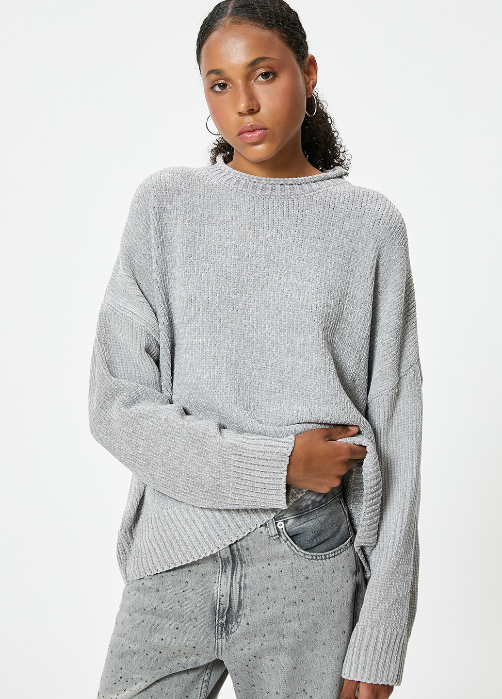 Серый демисезонный джемпер джемпер KOTON