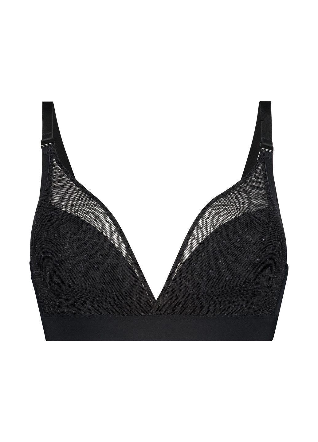 Чёрный бюстгальтер для кормящих Hunkemoller без косточек полиамид