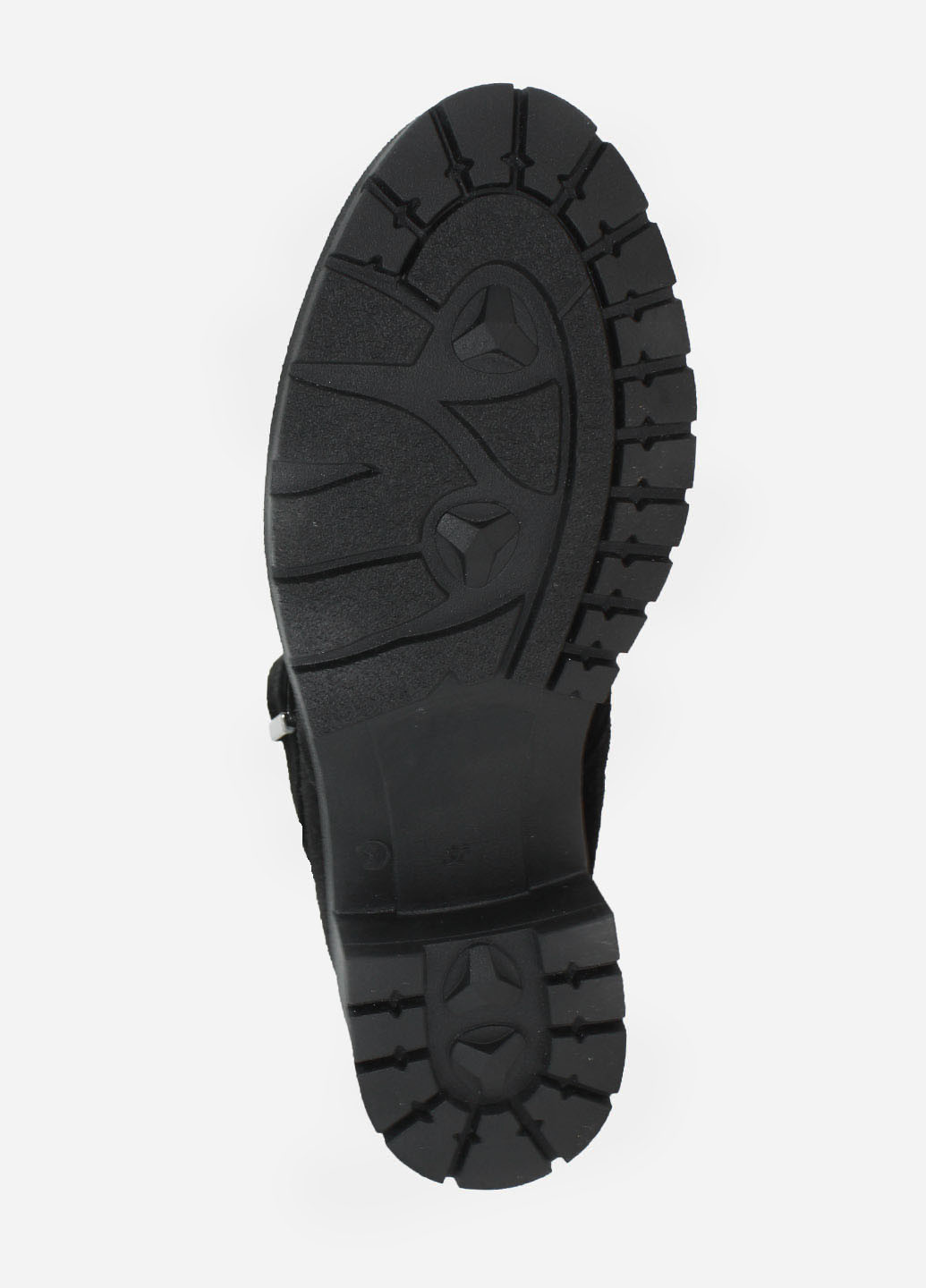 Зимние ботинки raj18-11 черный Azatti из натуральной замши