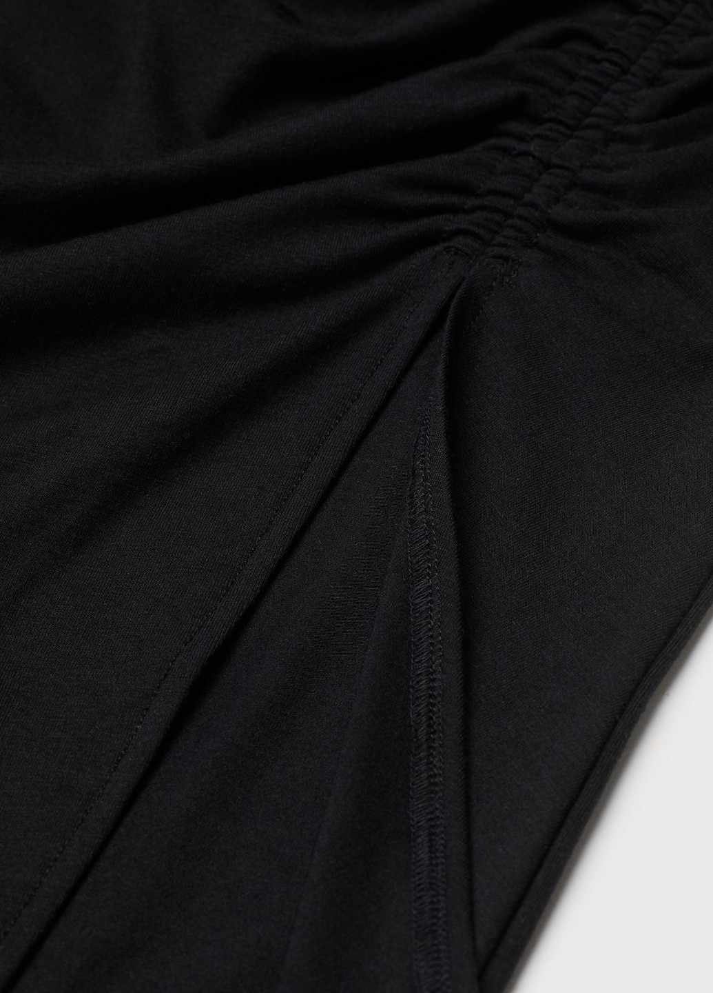 Черная однотонная юбка H&M