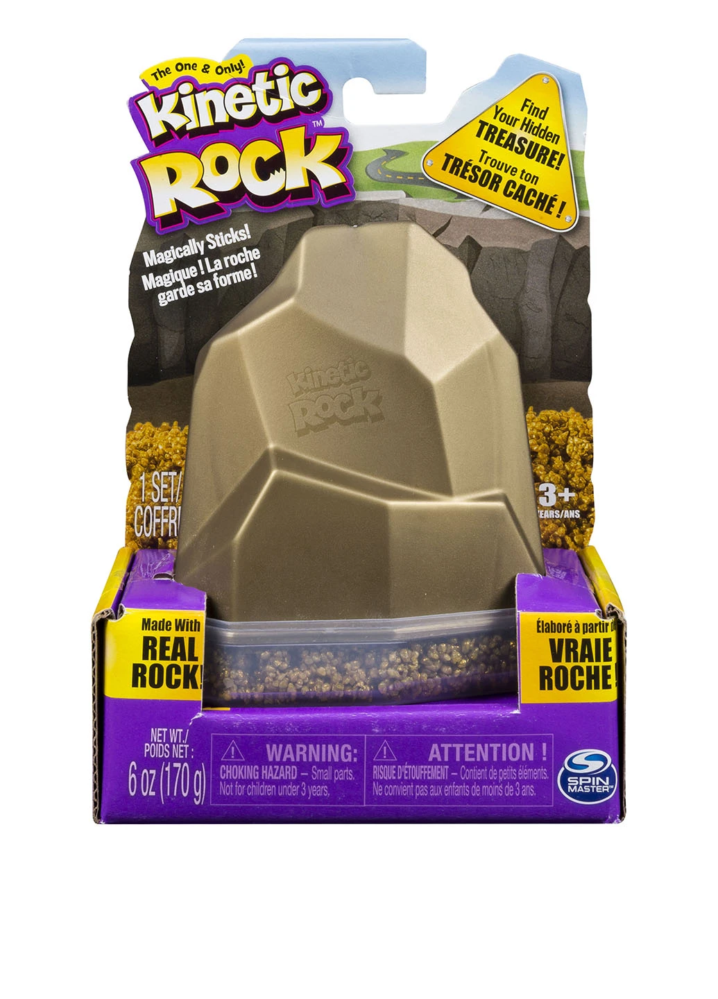 Кинетический гравий для детского творчества - kinetic rock (золотой, 170 г) Wacky-Tivities (163192875)