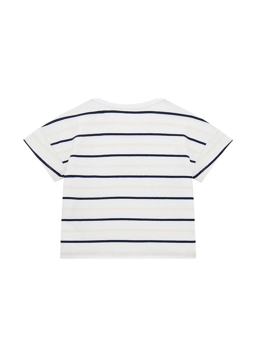 Молочная летняя футболка Guess