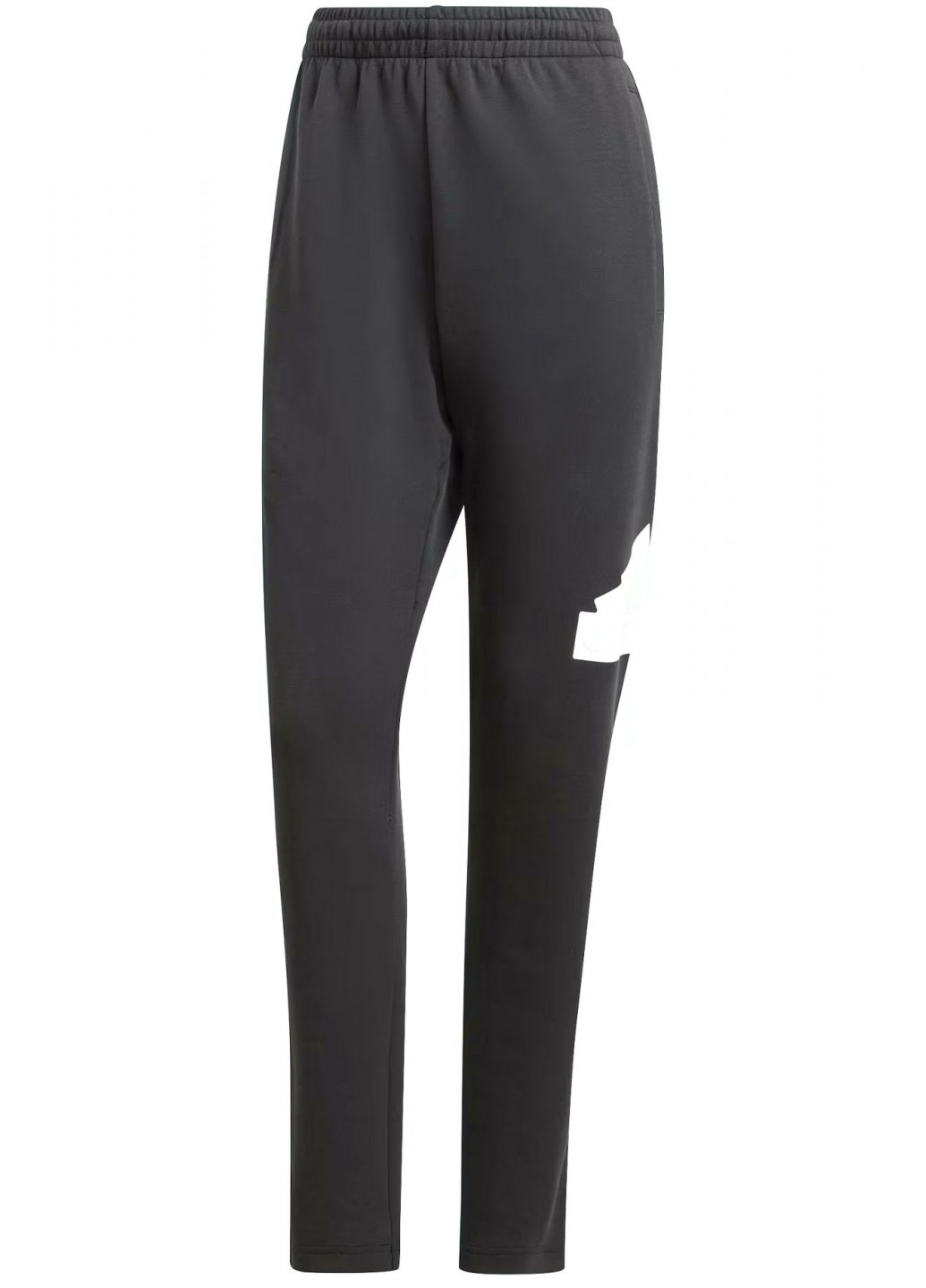 Черные кэжуал демисезонные прямые брюки adidas