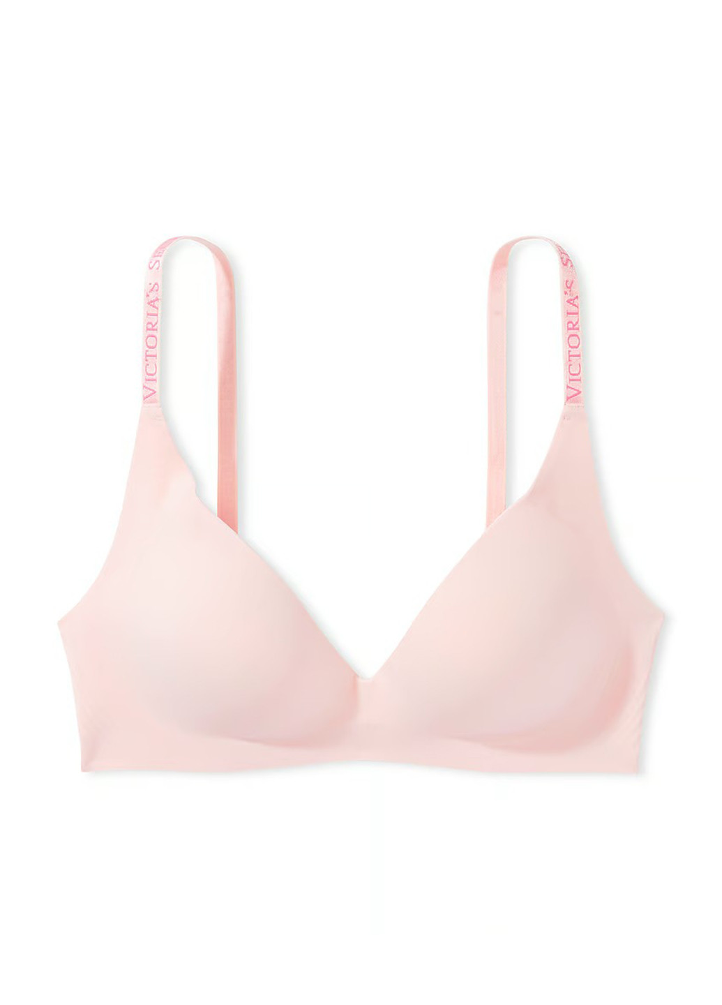 Розовый демисезонный комплект (бюстгальтер, трусики) Victoria's Secret