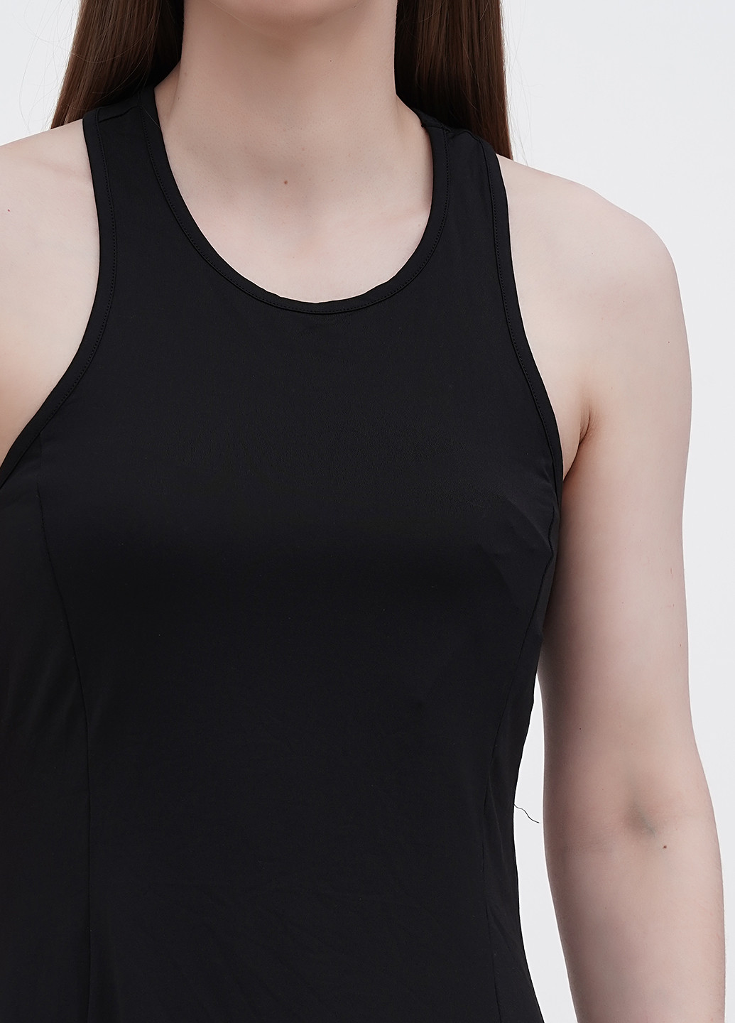 Чорна спортивна плаття весняно-літня сукня-майка H&M однотонна