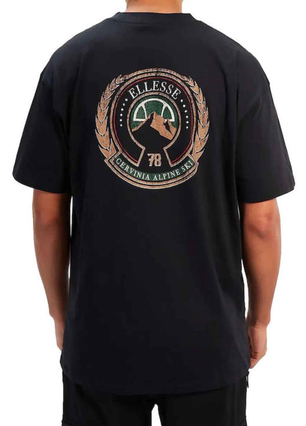 Черная футболка sht19117-011 Ellesse MEDALLIO T-SHIRT