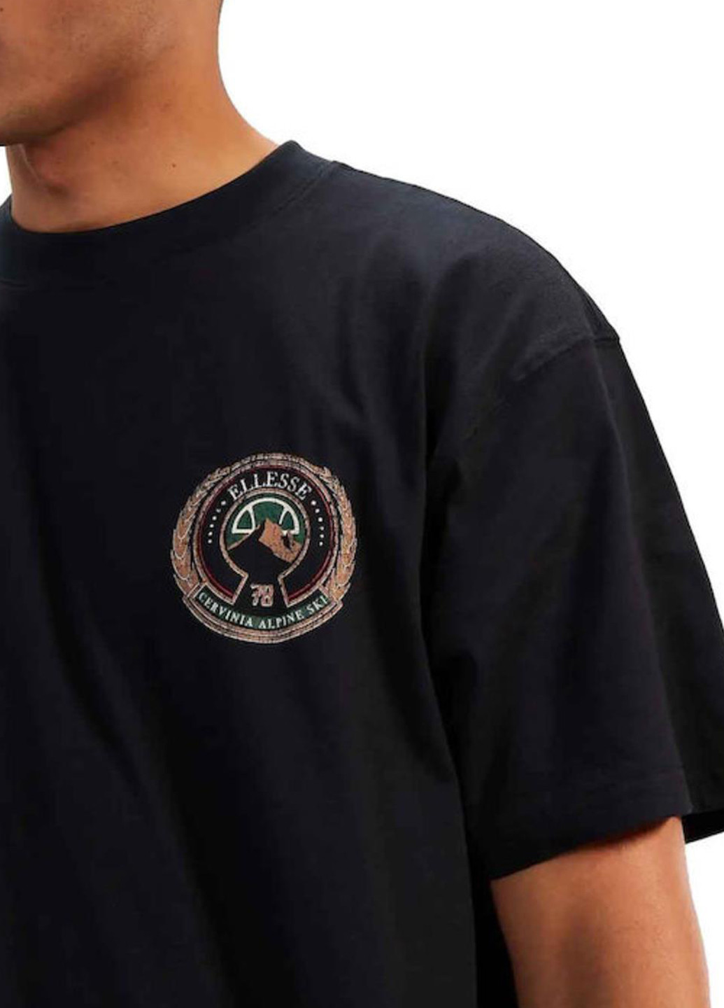 Черная футболка sht19117-011 Ellesse MEDALLIO T-SHIRT