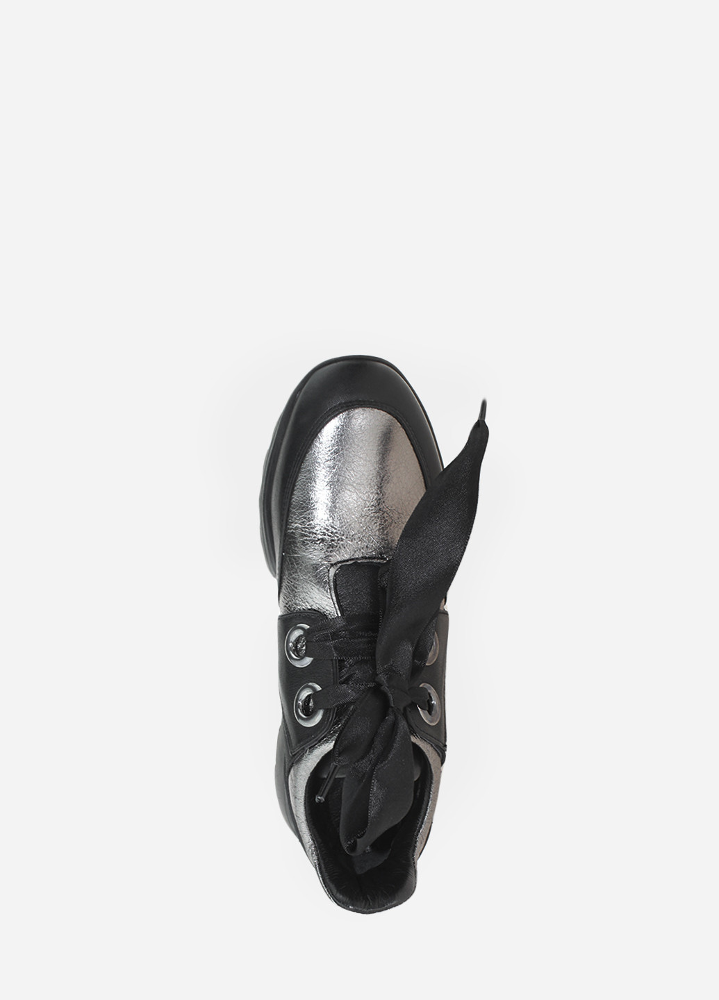 Черные демисезонные кроссовки rl0591-2074 черный-никель La Pinta