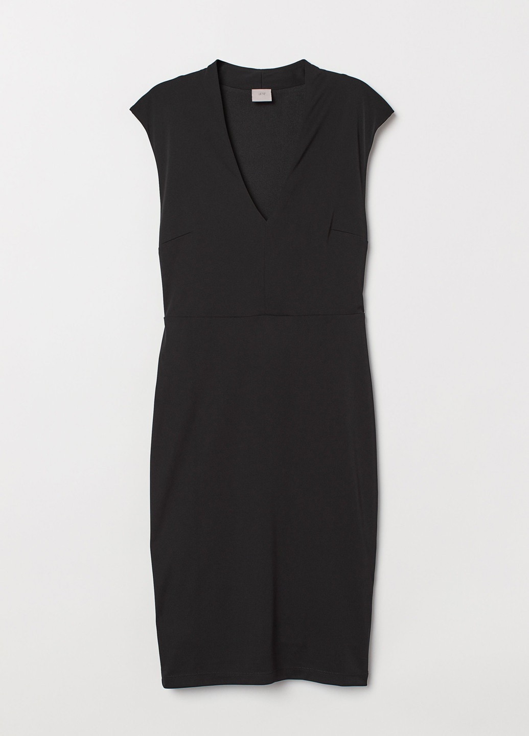 Черное деловое платье футляр H&M