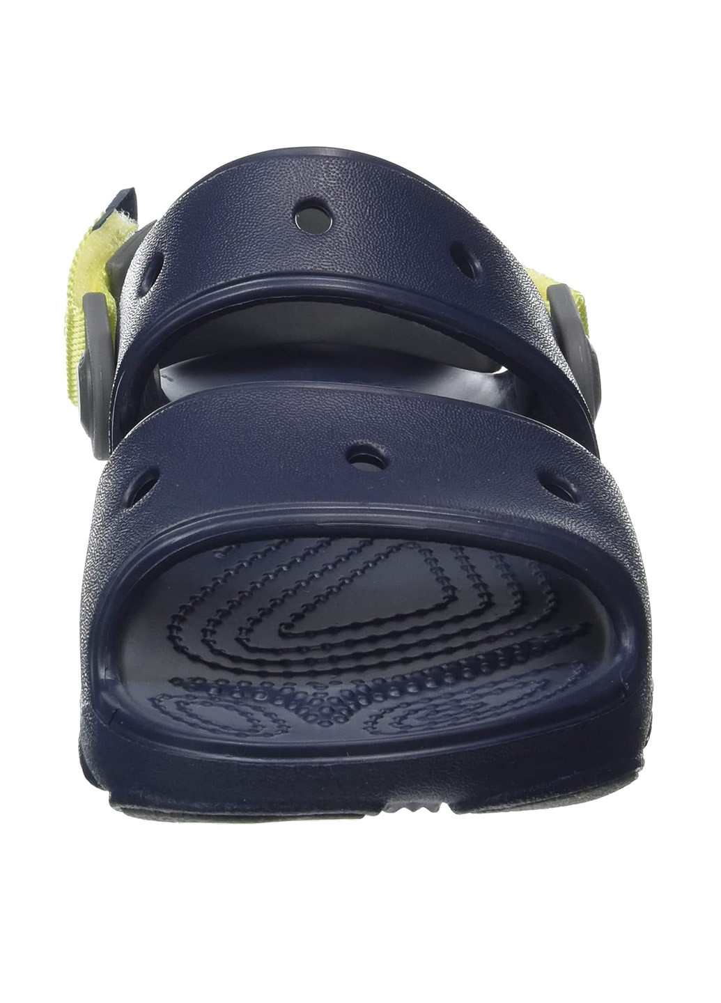 Темно-синие кэжуал сандалии Crocs на липучке