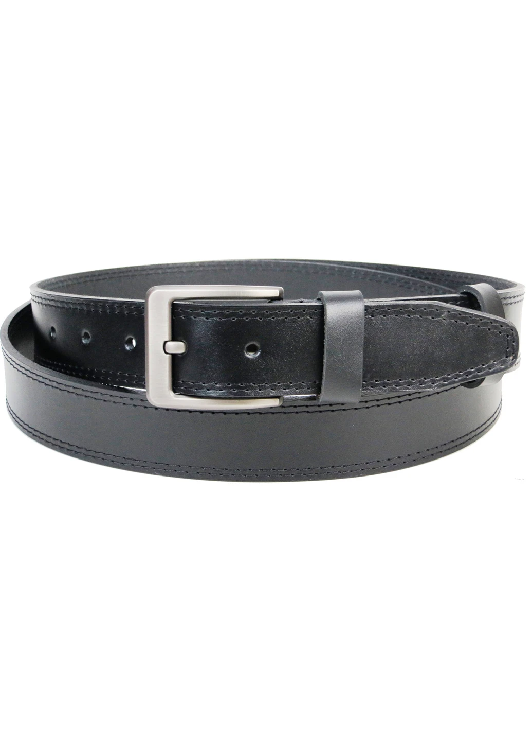 Мужской кожаный ремень 130-150х3,8 см Skipper (254595137)