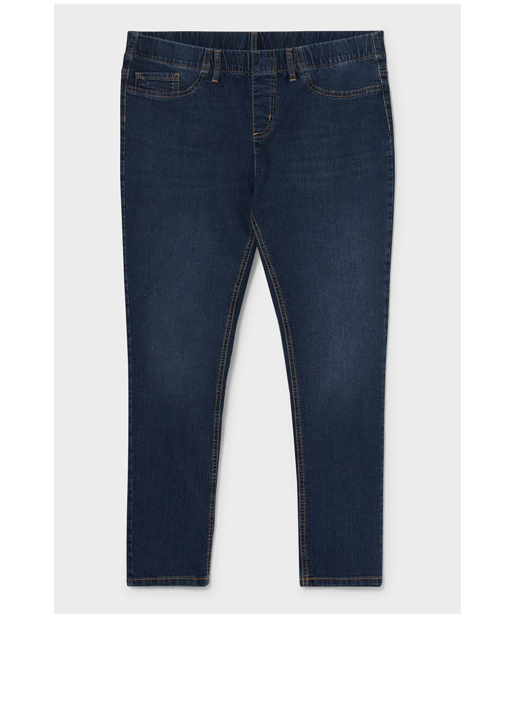 Темно-синие демисезонные джеггинсы C&A