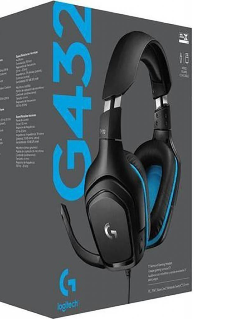 Навушники G432 7.1 Surround Sound Wired Gaming Headset (981-000770) Logitech (207376332)