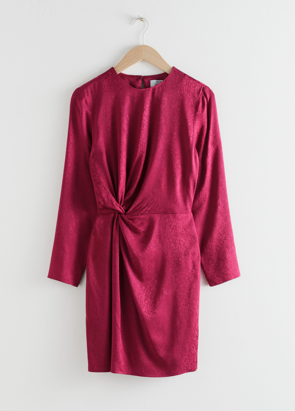 Рожева кежуал плаття, сукня & Other Stories з абстрактним візерунком
