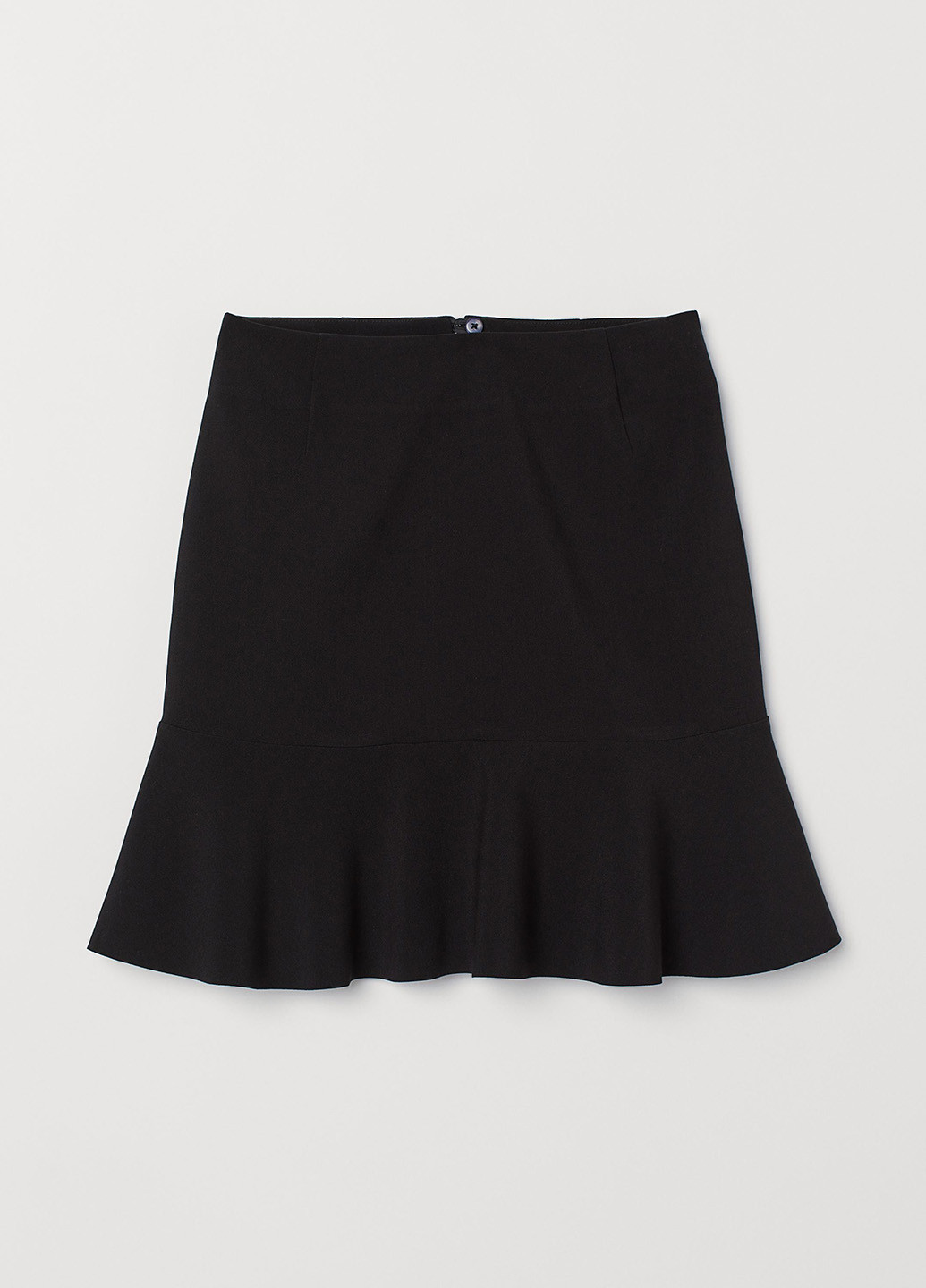 Черная кэжуал однотонная юбка H&M годе