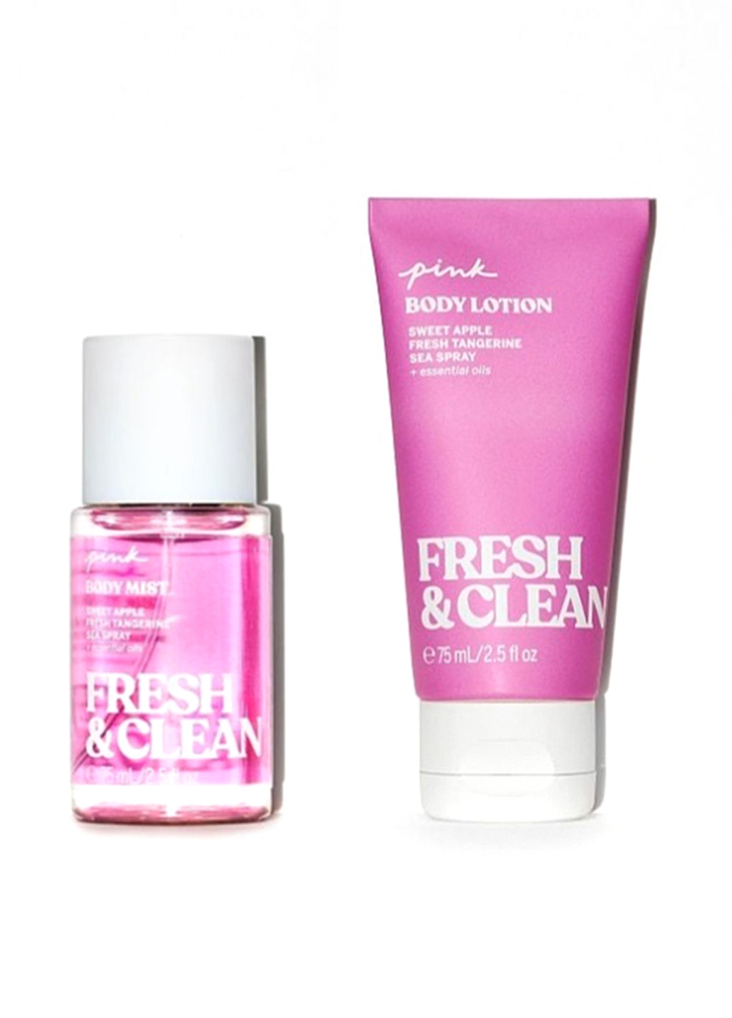 Подарочный набор Fresh & Clean (спрей, лосьон) Victoria's Secret (273141619)