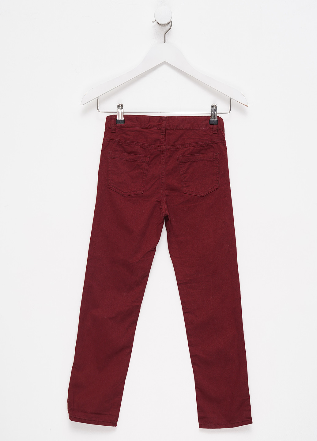 Темно-бордовые демисезонные прямые джинсы H&M