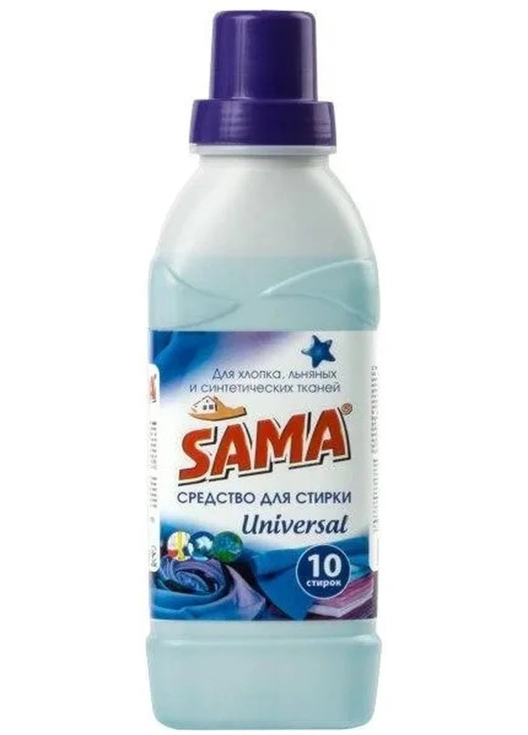 Рідкий засіб для прання всіх типів тканин Universal 500 мл SAMA (248407853)