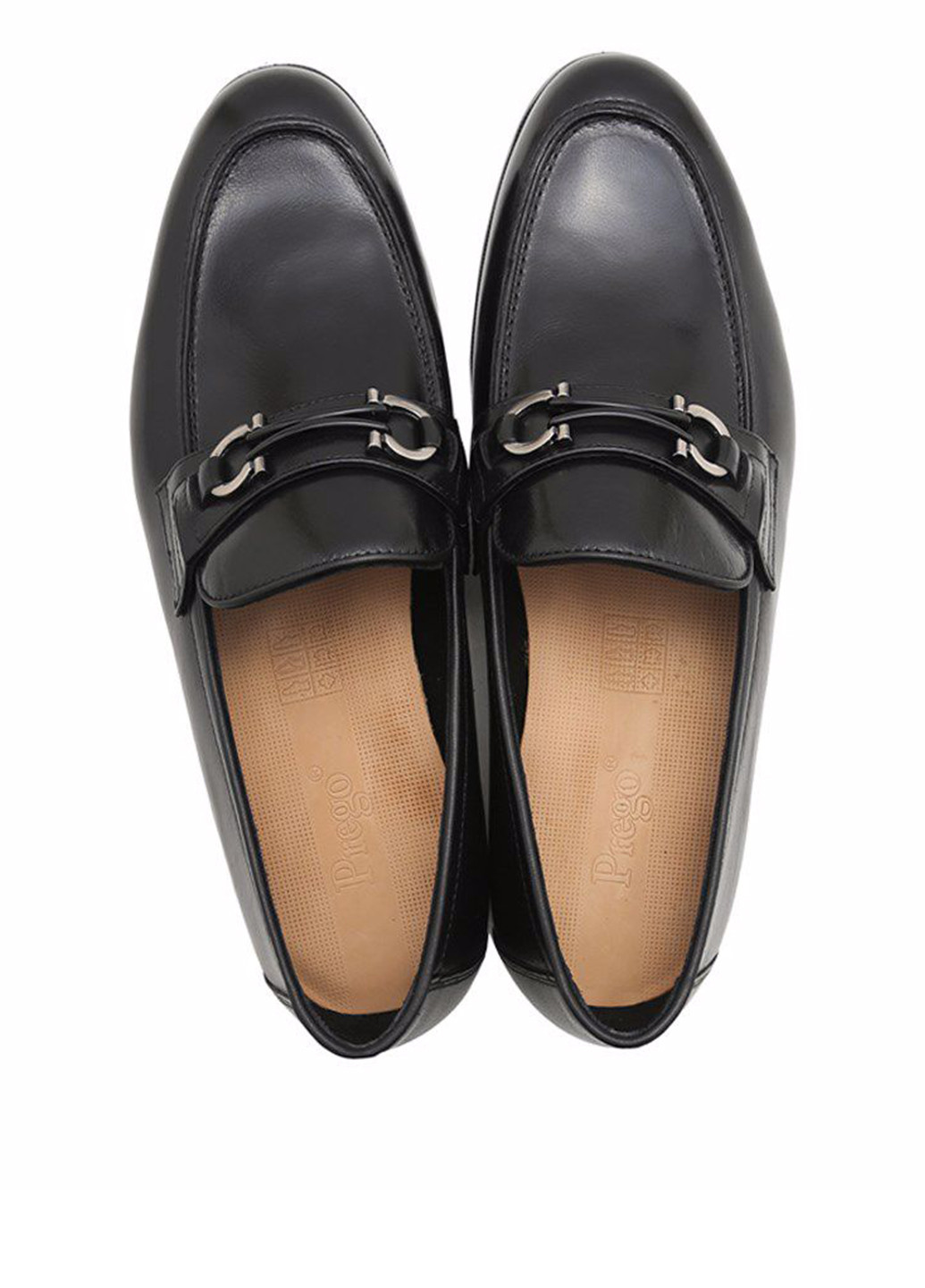 Черные кэжуал туфли Prego без шнурков