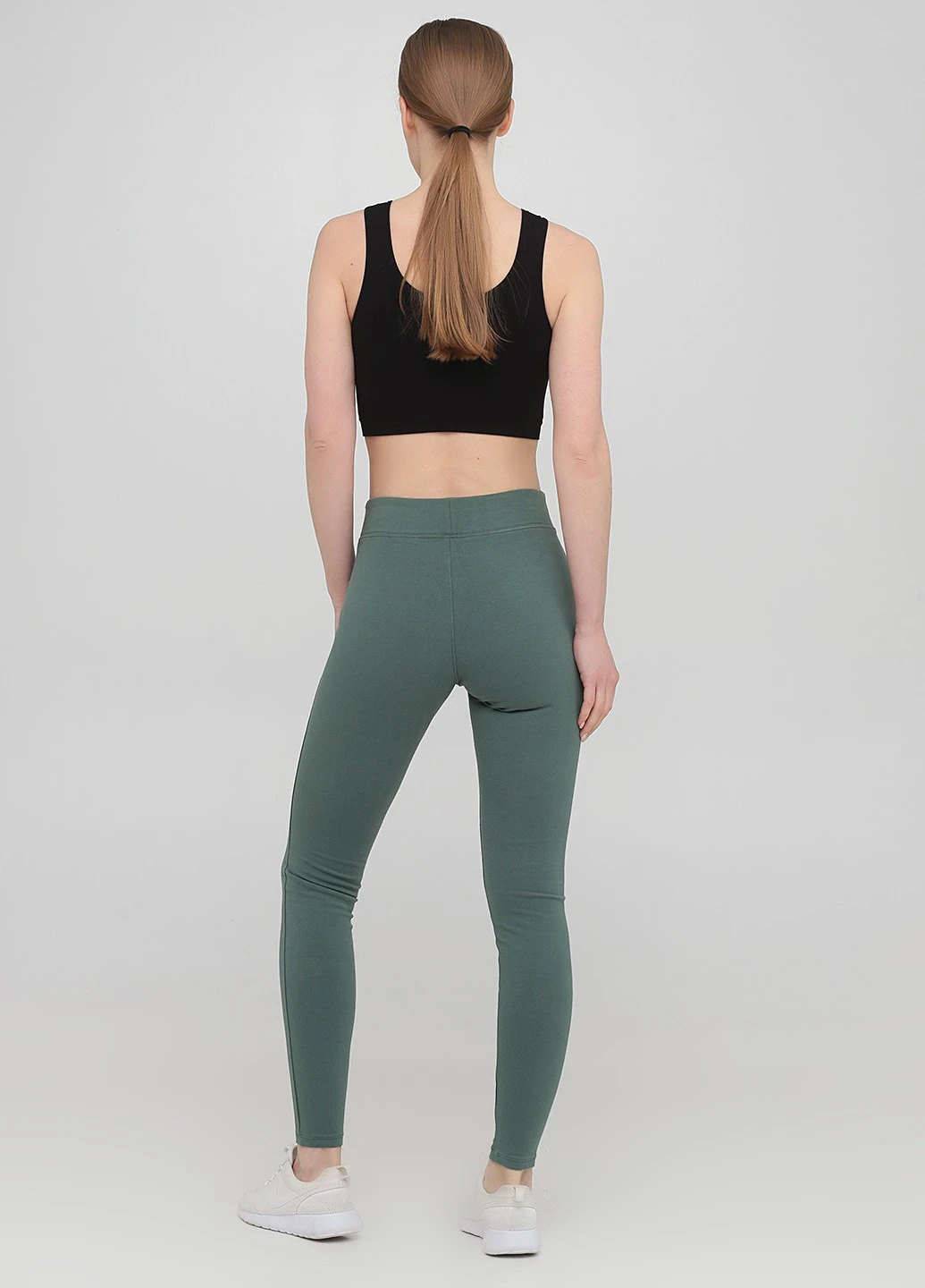Зеленые демисезонные леггинсы спорт Old Navy
