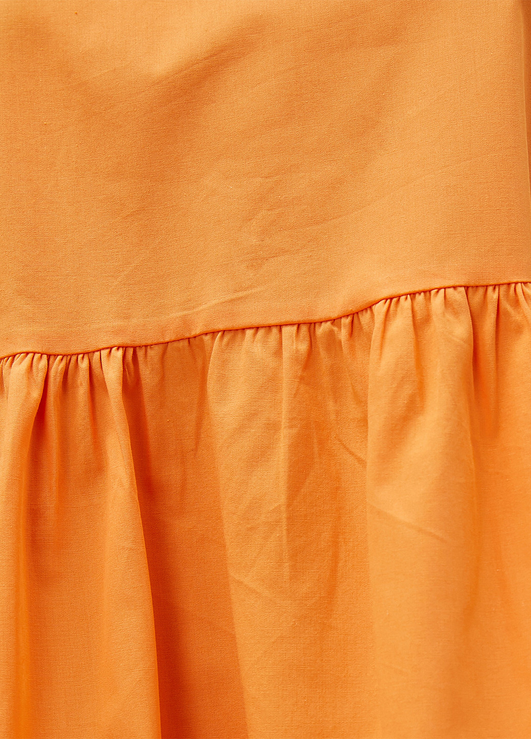 Світло-оранжева кежуал сукня кльош KOTON однотонна