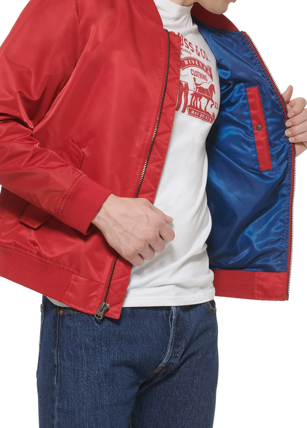 Бомбер Levi's на блискавці (284292747)