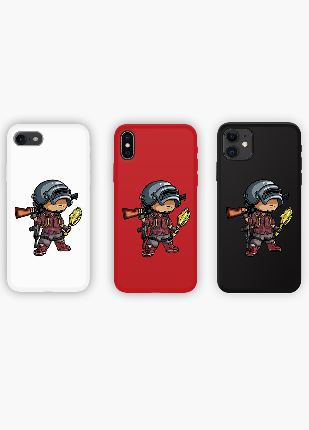 Чехол силиконовый Apple Iphone Xr Пубг Пабг (Pubg) (8225-1710) MobiPrint (219555994)
