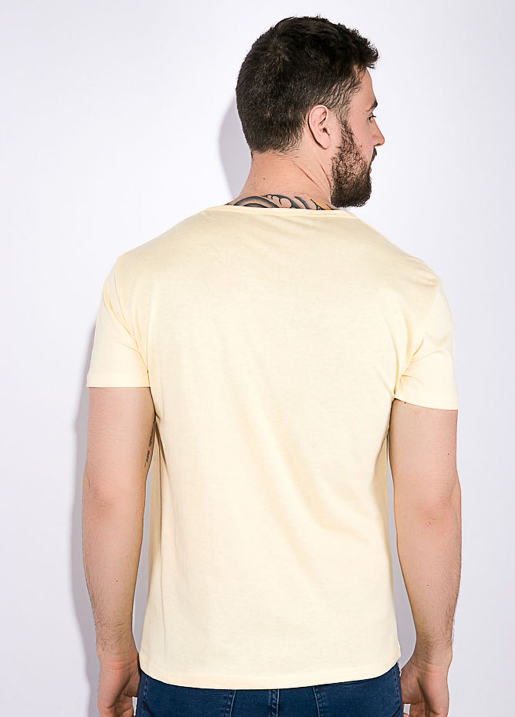 Светло-желтая футболка Time of Style