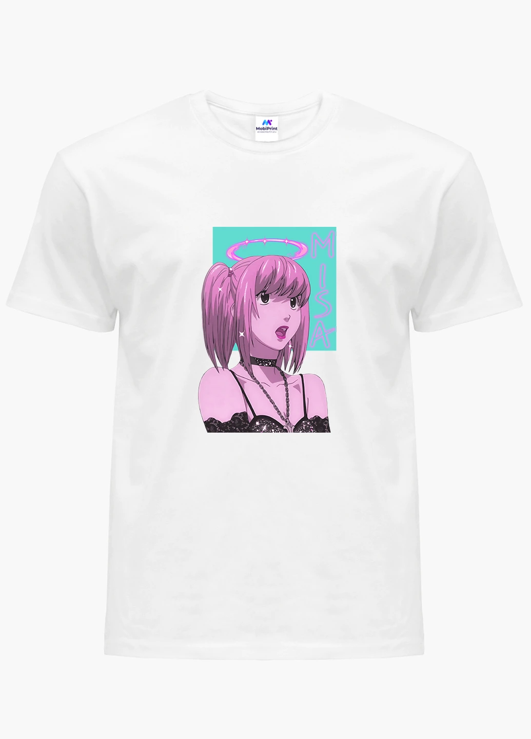Футболка жіноча Мисан Амане Зошит смерті (Misa Amane Death Note) Білий (8976-2827) XXL MobiPrint - (221422623)