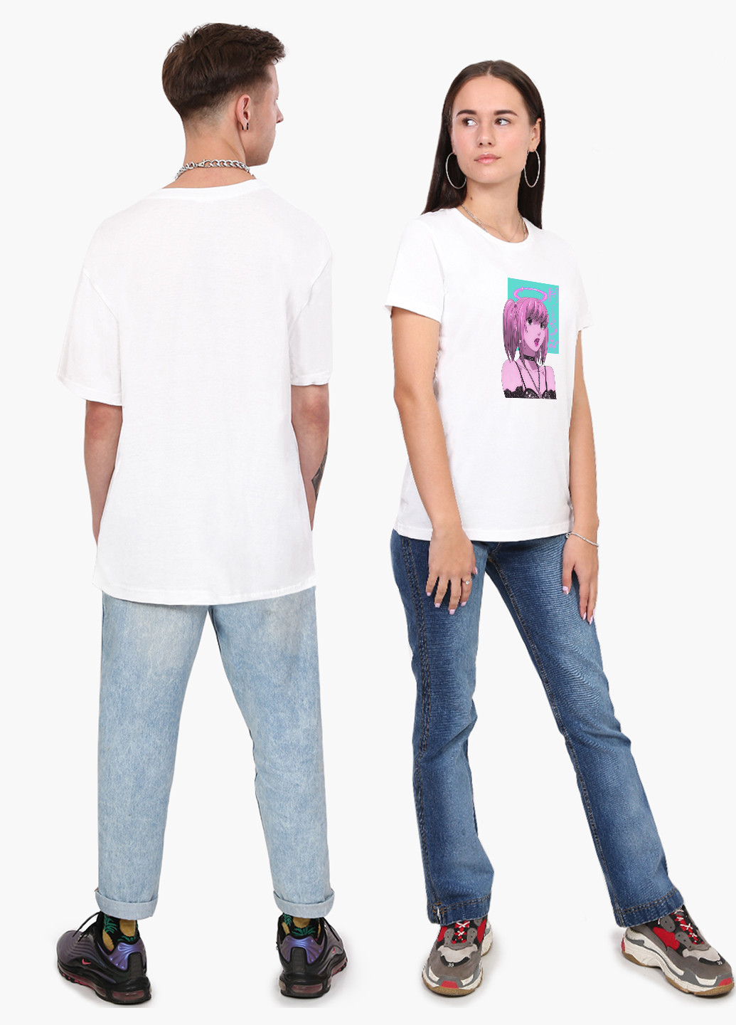 Футболка жіноча Мисан Амане Зошит смерті (Misa Amane Death Note) Білий (8976-2827) XXL MobiPrint - (221422623)