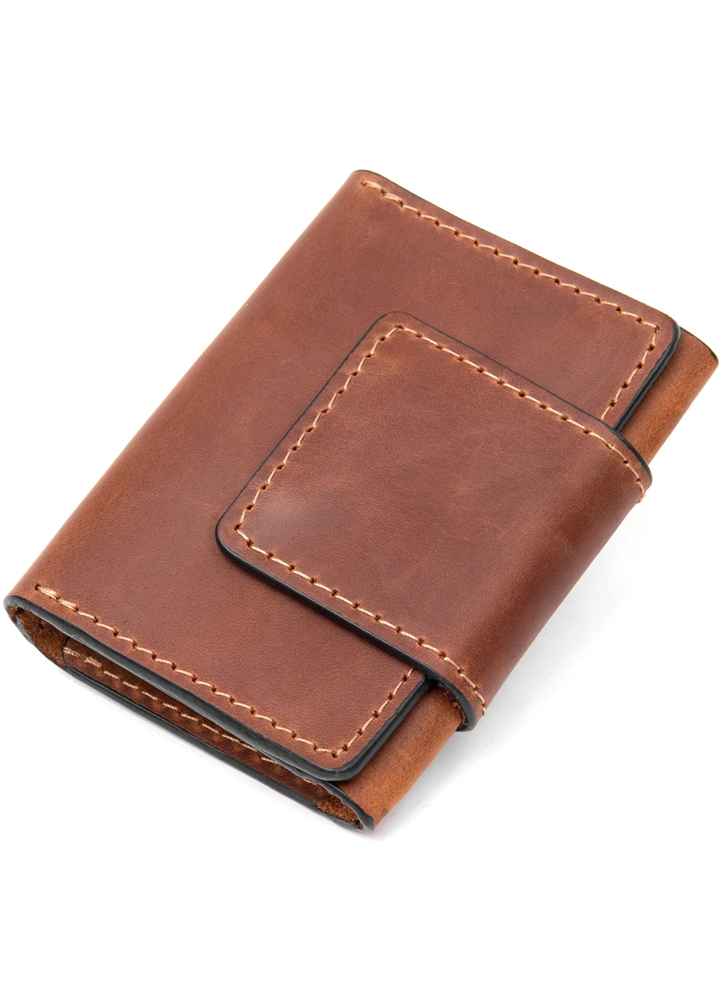 Кожаная визитница 7х10х1,5 см Grande Pelle (250097015)