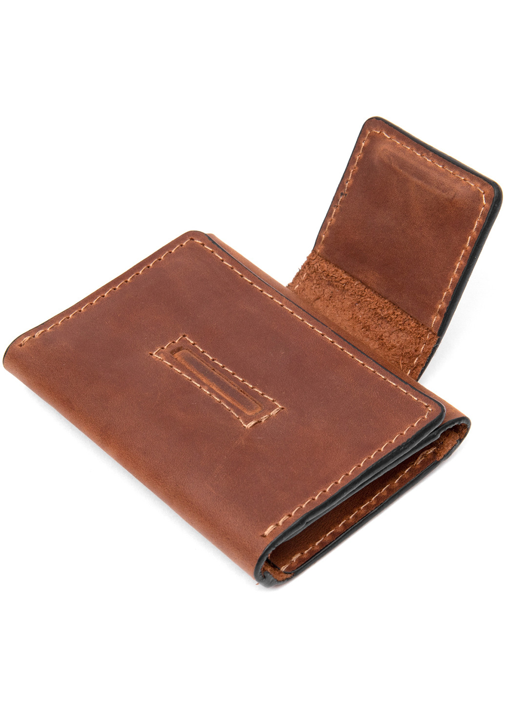 Кожаная визитница 7х10х1,5 см Grande Pelle (250097015)