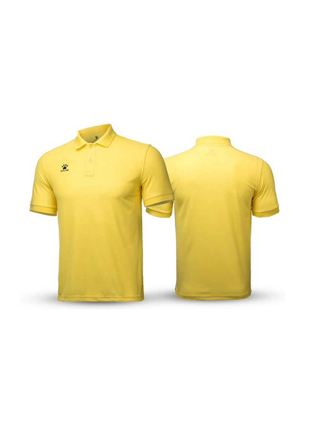 Желтая футболка-поло для мужчин Kelme с логотипом