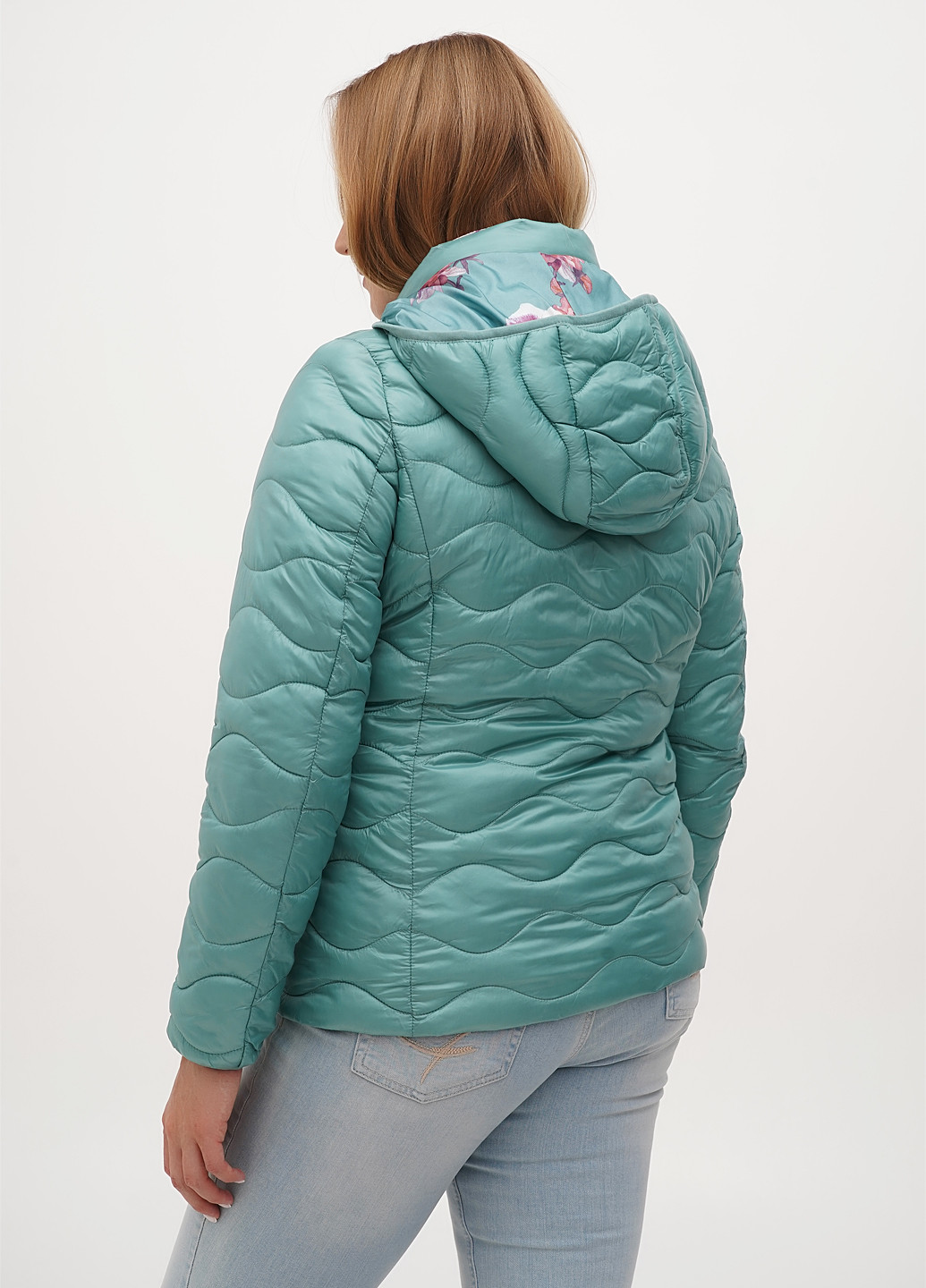 М'ятна демісезонна двостороння куртка Minority