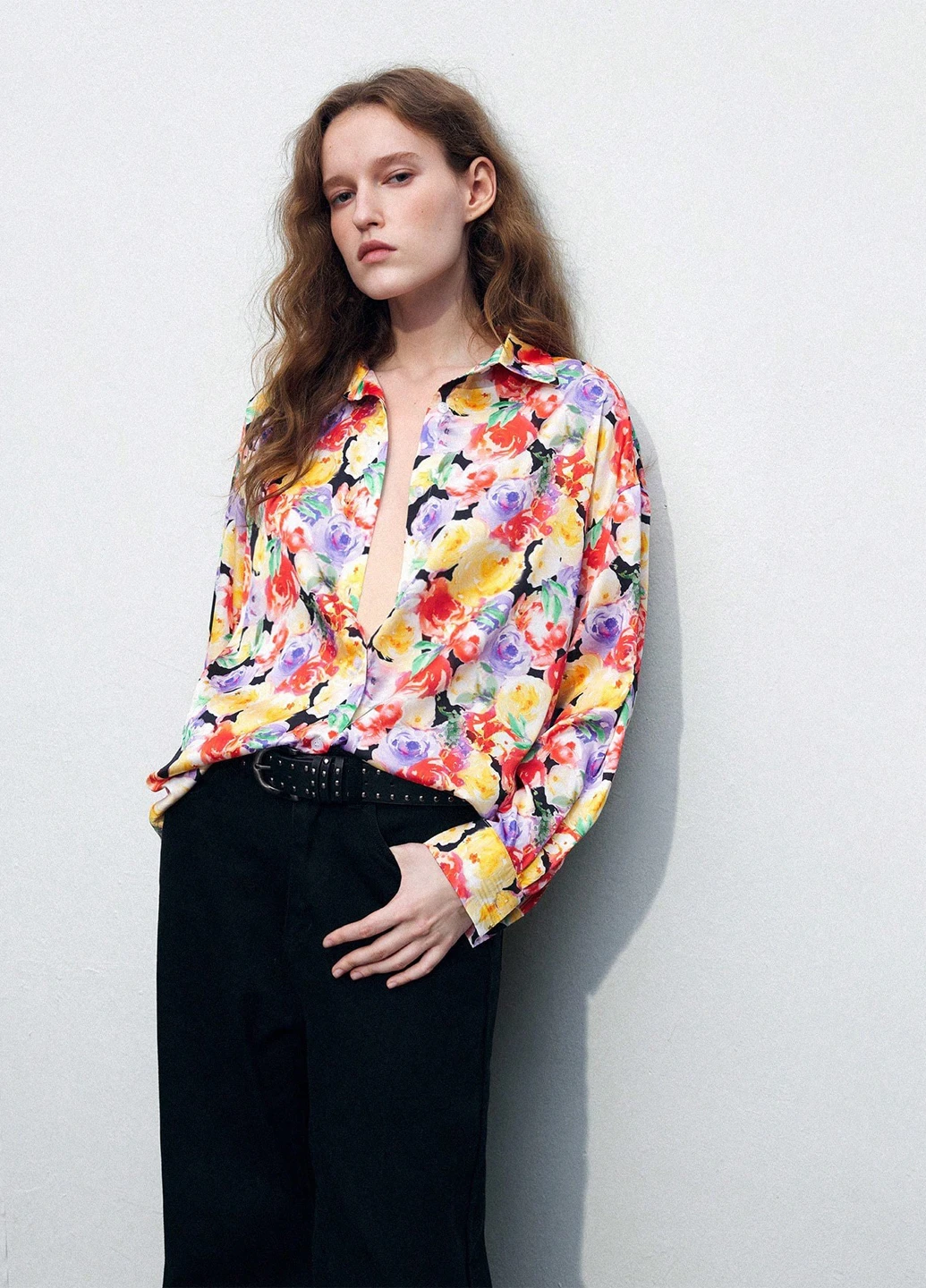 Комбінована блуза SHEIN