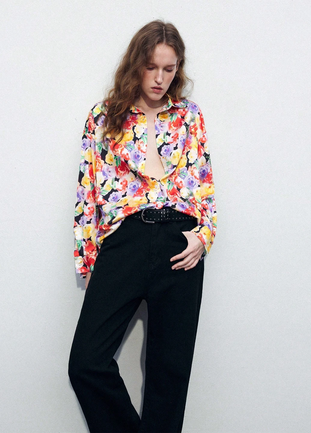 Комбінована блуза SHEIN