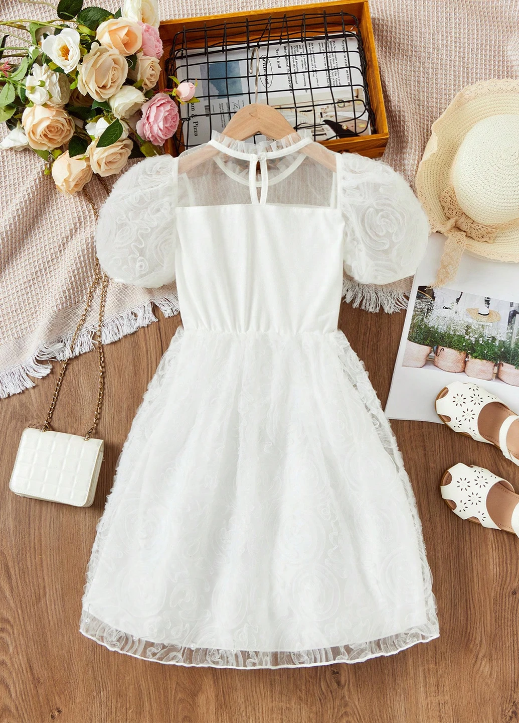 Біла сукня SHEIN (316228731)