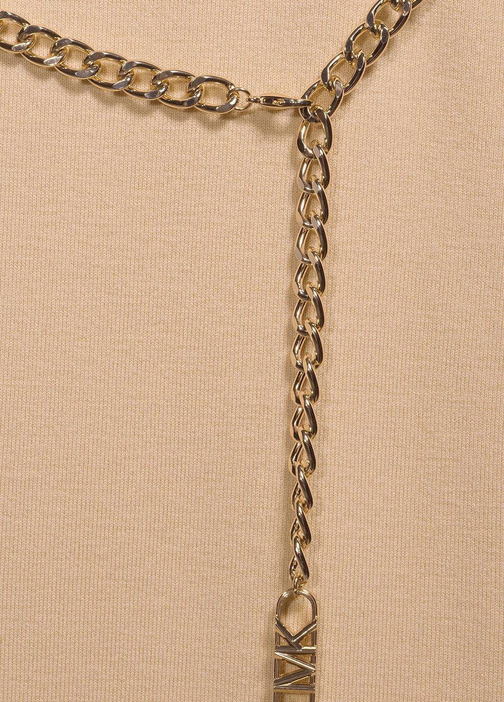 Бежевое кэжуал платье силуэтная Michael Kors однотонное