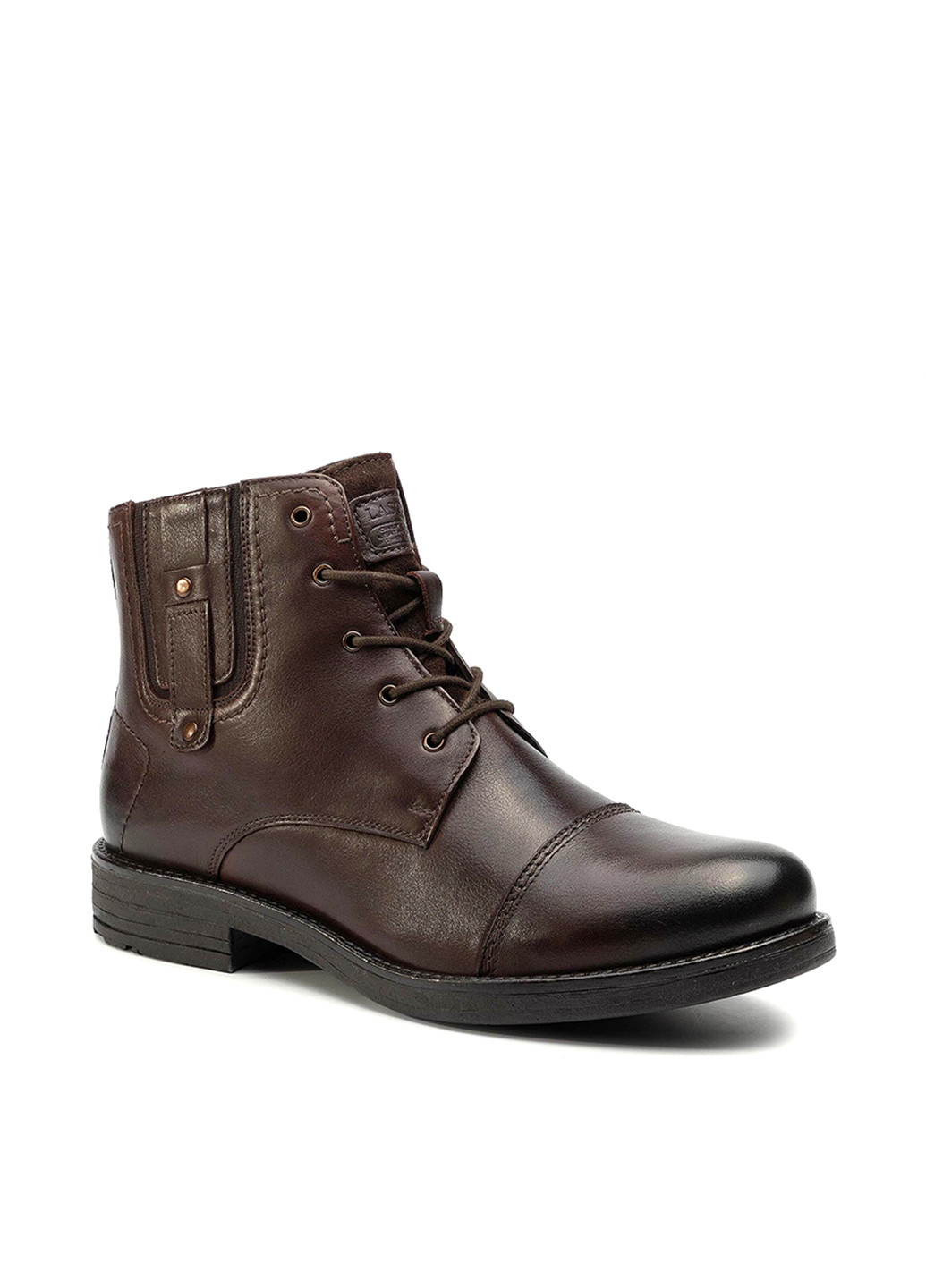 Темно-коричневые зимние чоботи mi08-c608-586-02 Lasocki for men