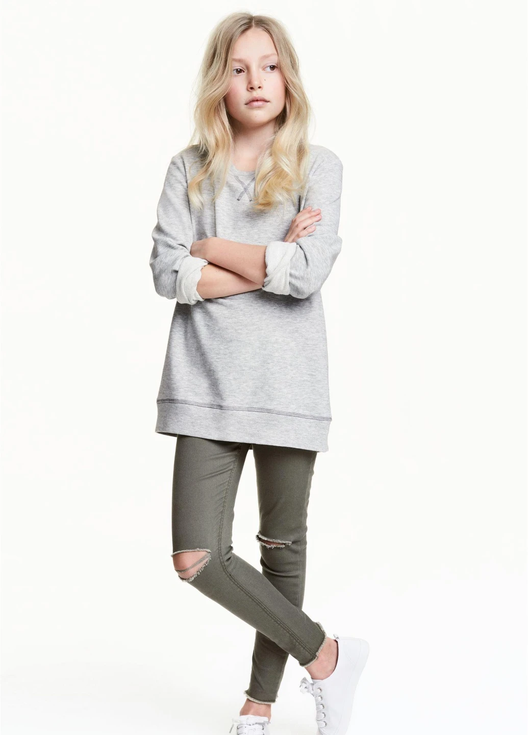Светло-зеленые брюки H&M