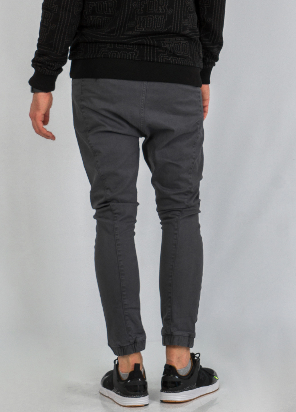 Темно-серые кэжуал демисезонные джоггеры брюки Alcott