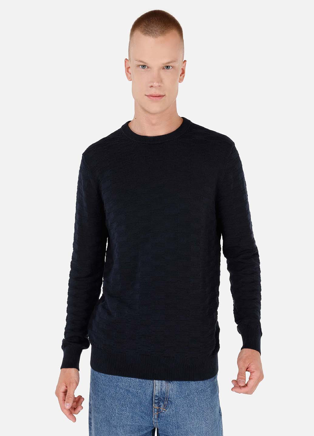 Темно-синій зимовий джемпер джемпер Colin's