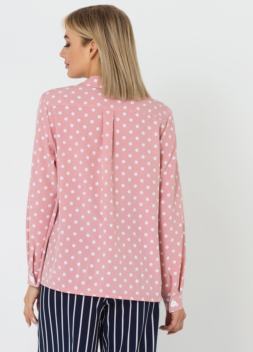 Светло-розовая демисезонная блуза Vovk