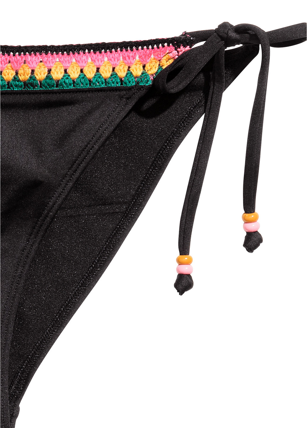 Черные купальные трусики-плавки однотонные H&M