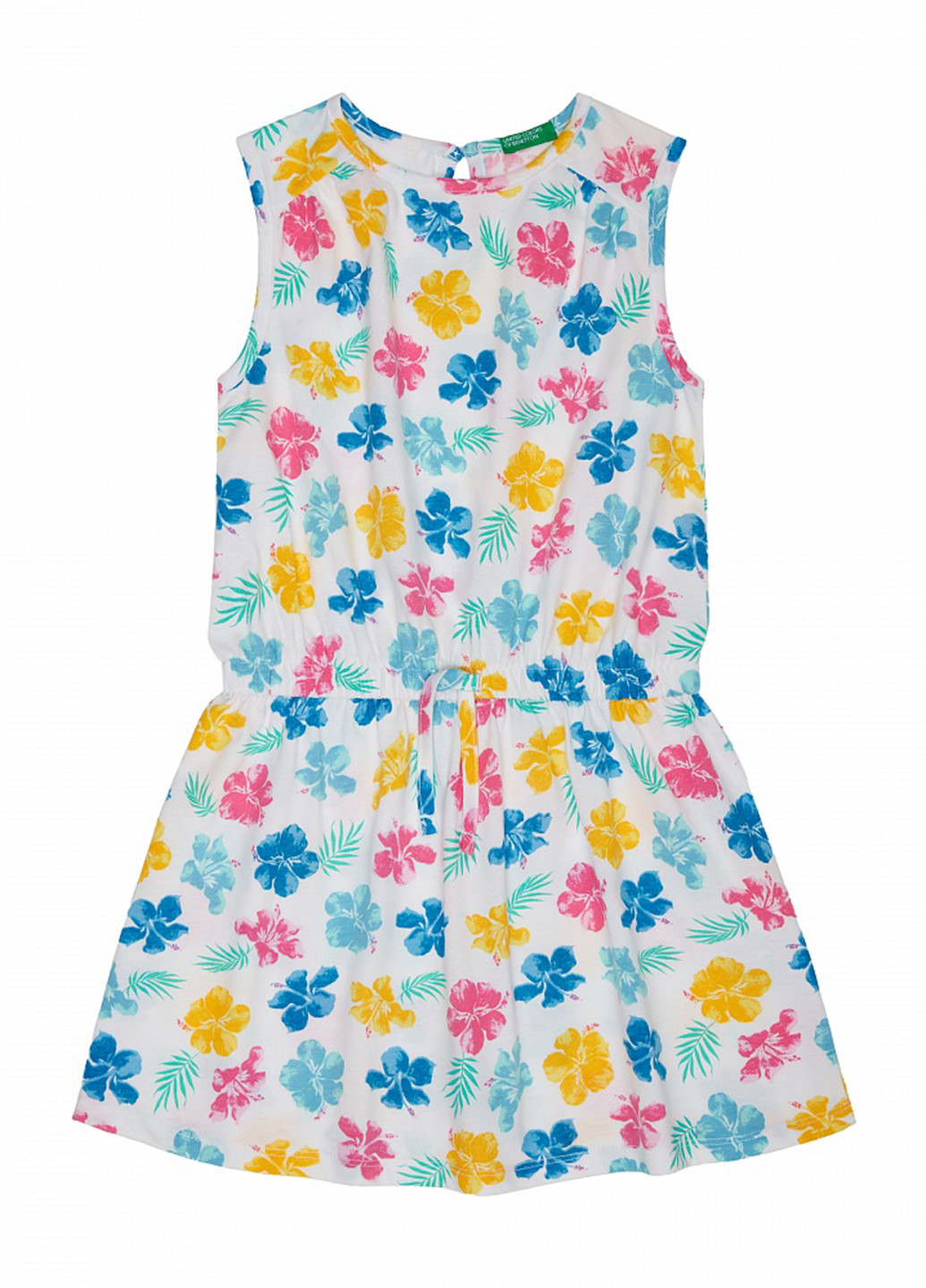 Молочное платье United Colors of Benetton (135182263)