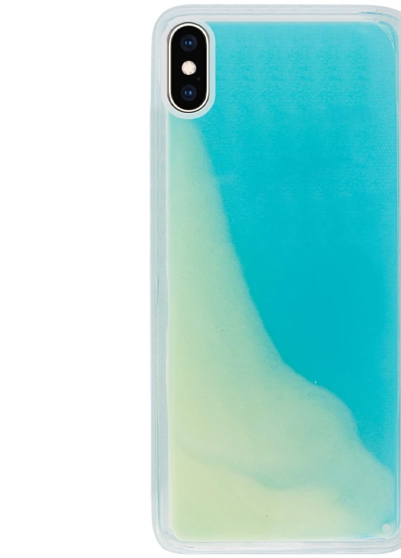 Неоновий чохол Neon Sand glow in the dark для Apple iPhone X / XS (5.8 ') Блакитний (is_00000030752_9) Epik (229725419)
