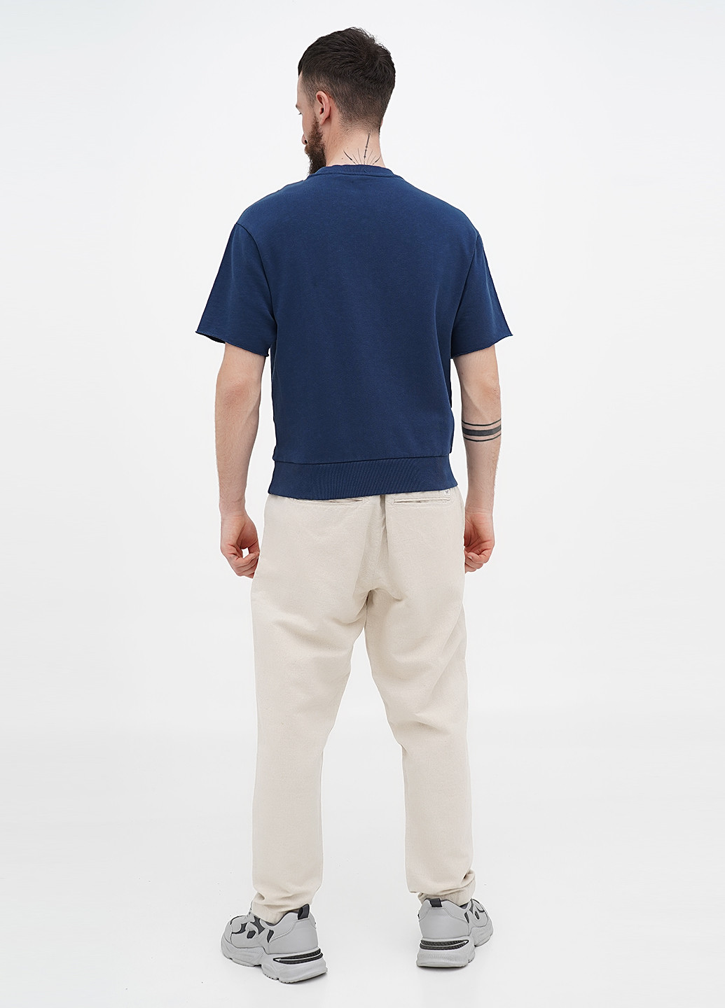 Бежевые кэжуал летние зауженные брюки Mustang