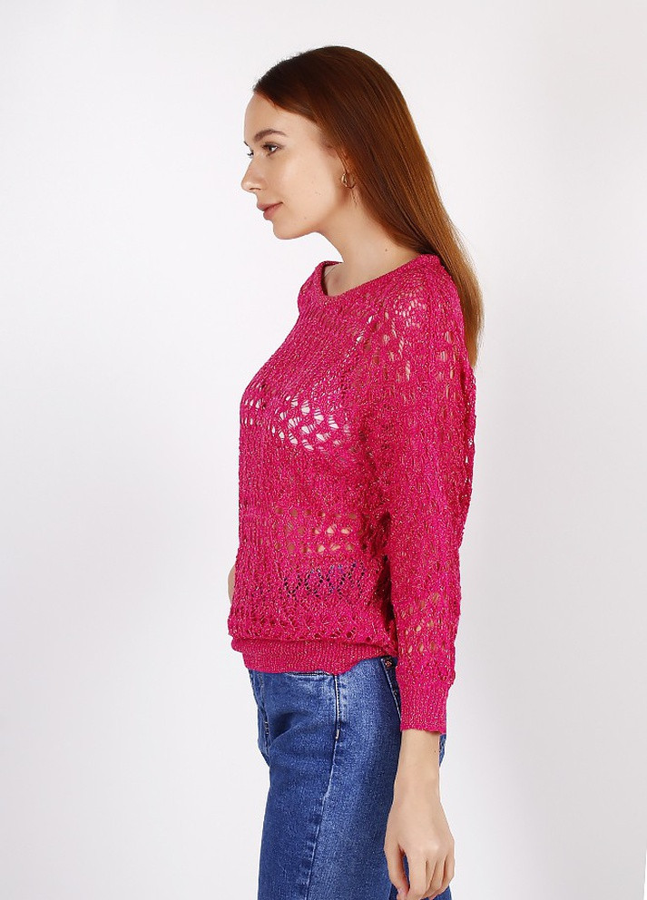 Рожевий демісезонний свитер Lady